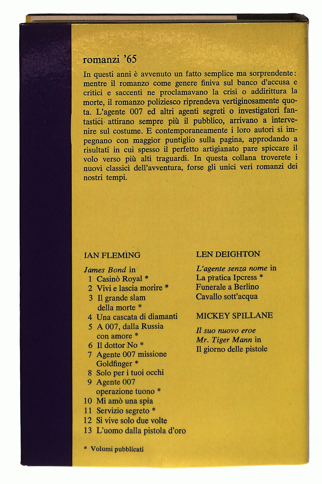 EBOND Servizio Segreto Fleming Garzanti 1965 Libro LI038942