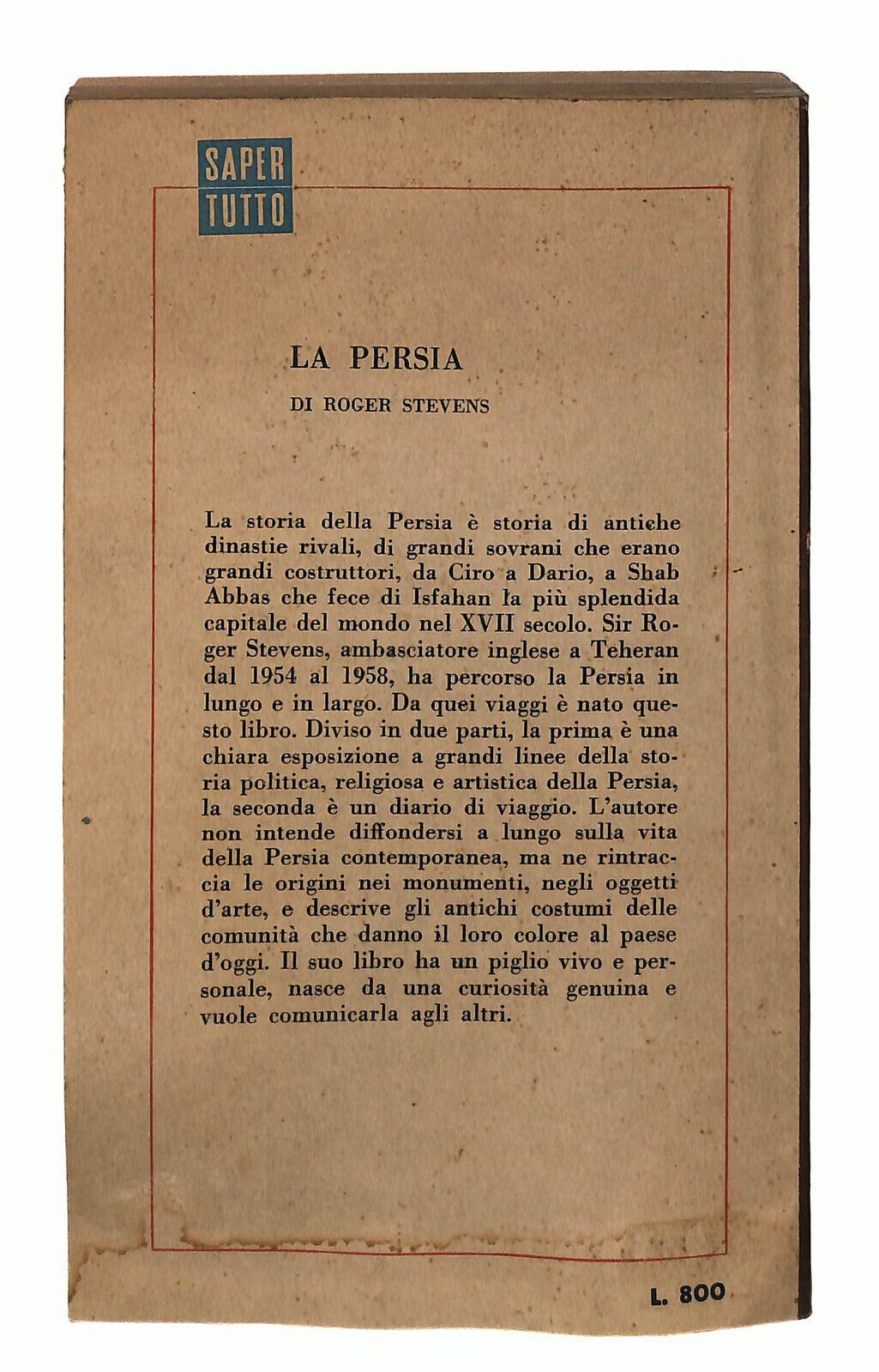EBOND La Persia Stevens Garzanti Libro LI039034