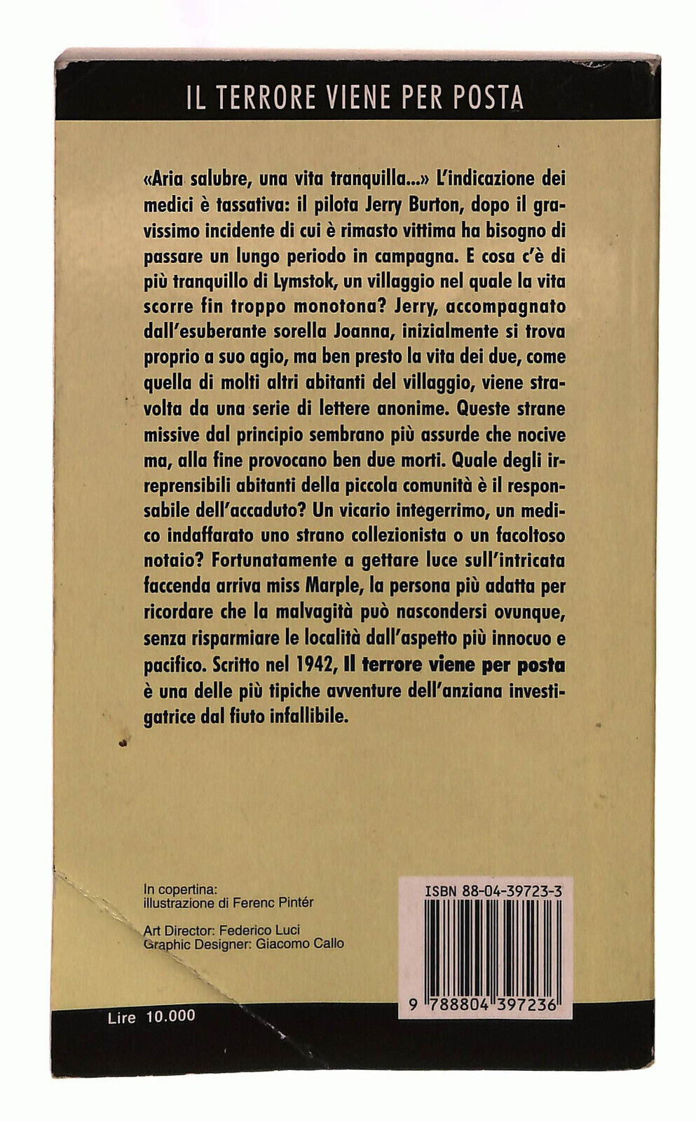 EBOND Agatha Christie Il Terrore Viene Per Posta Libro LI039094