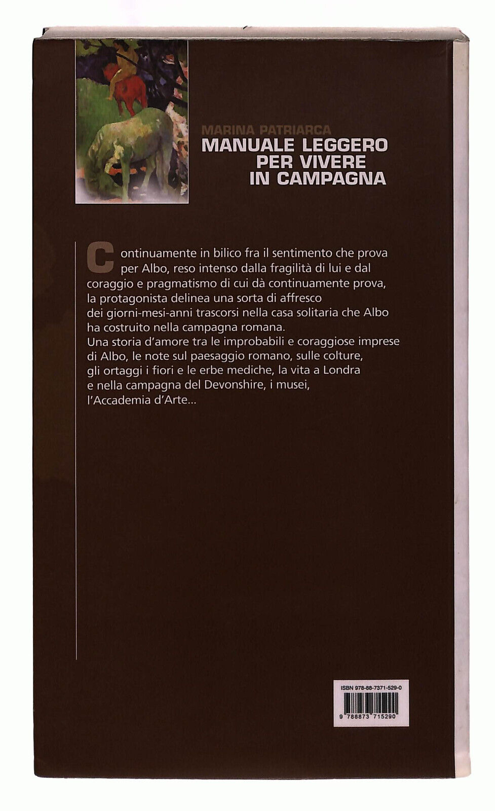 EBOND Manuale Leggero Per Vivere In Campagna Patriarca Robin Libro LI039114