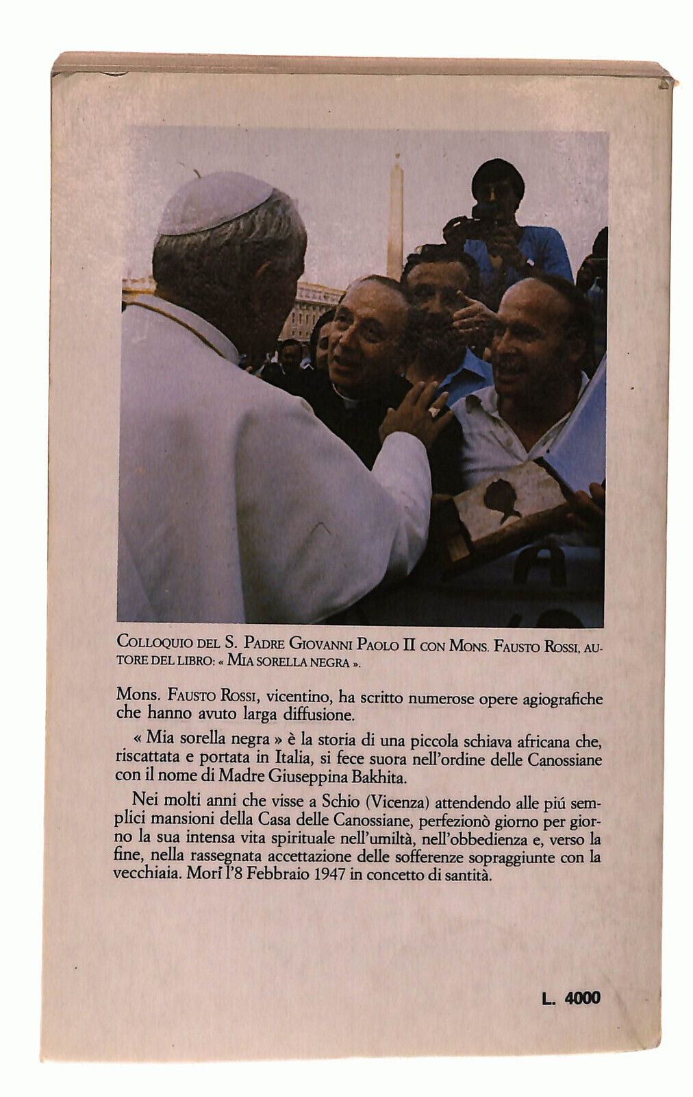 EBOND Mia Sorella Negra Rossi Edic Libro LI039139