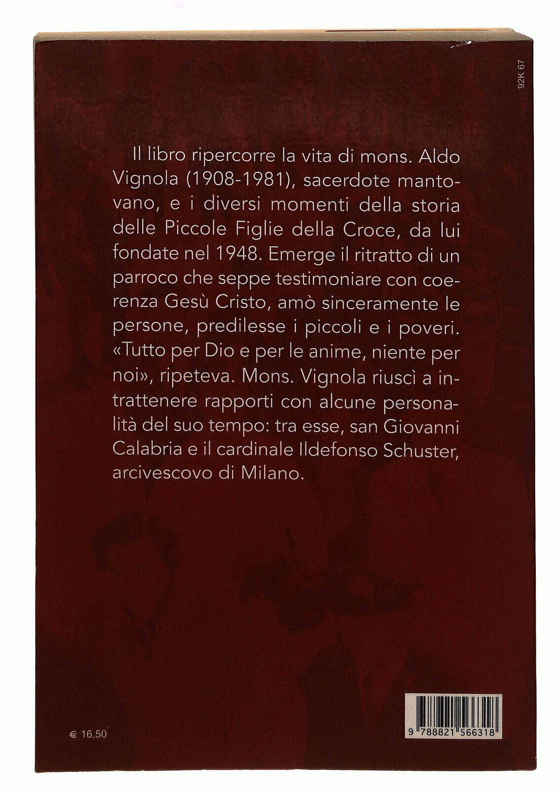 EBOND Paganella Telo Tutto Per Dio E Per Gli Altri San Paolo Libro LI039174