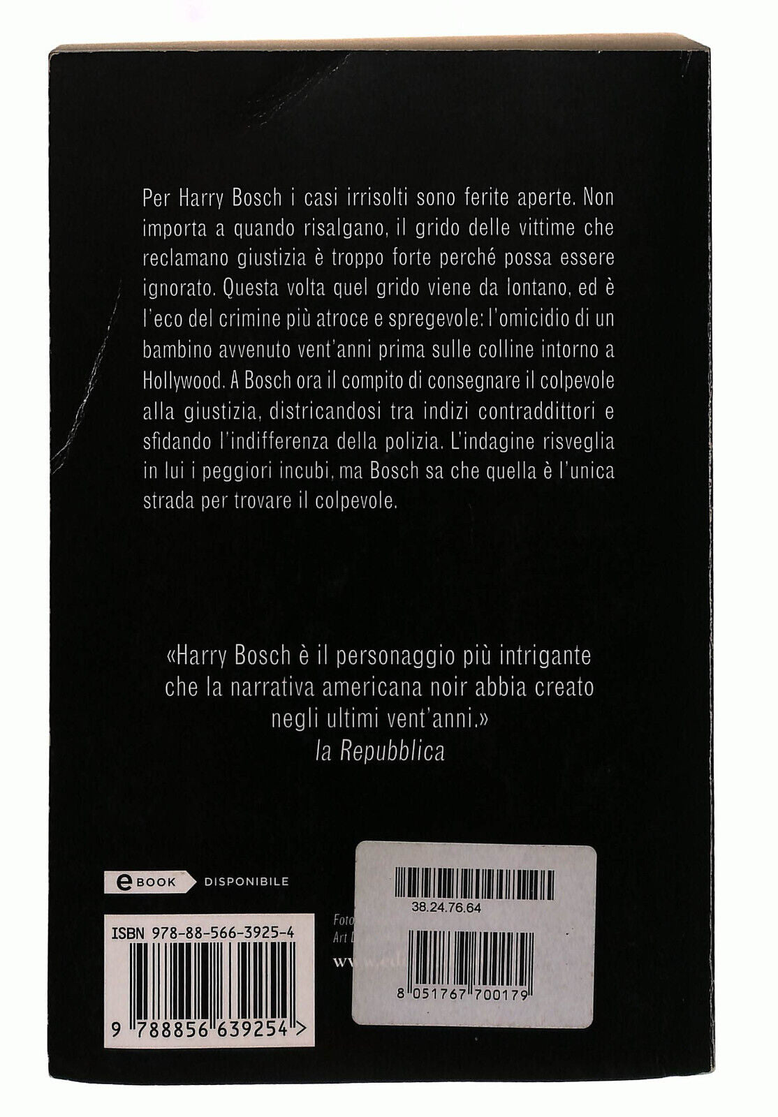 EBOND La Citta Delle Ossa Michael Connelly Piemme Libro LI039208