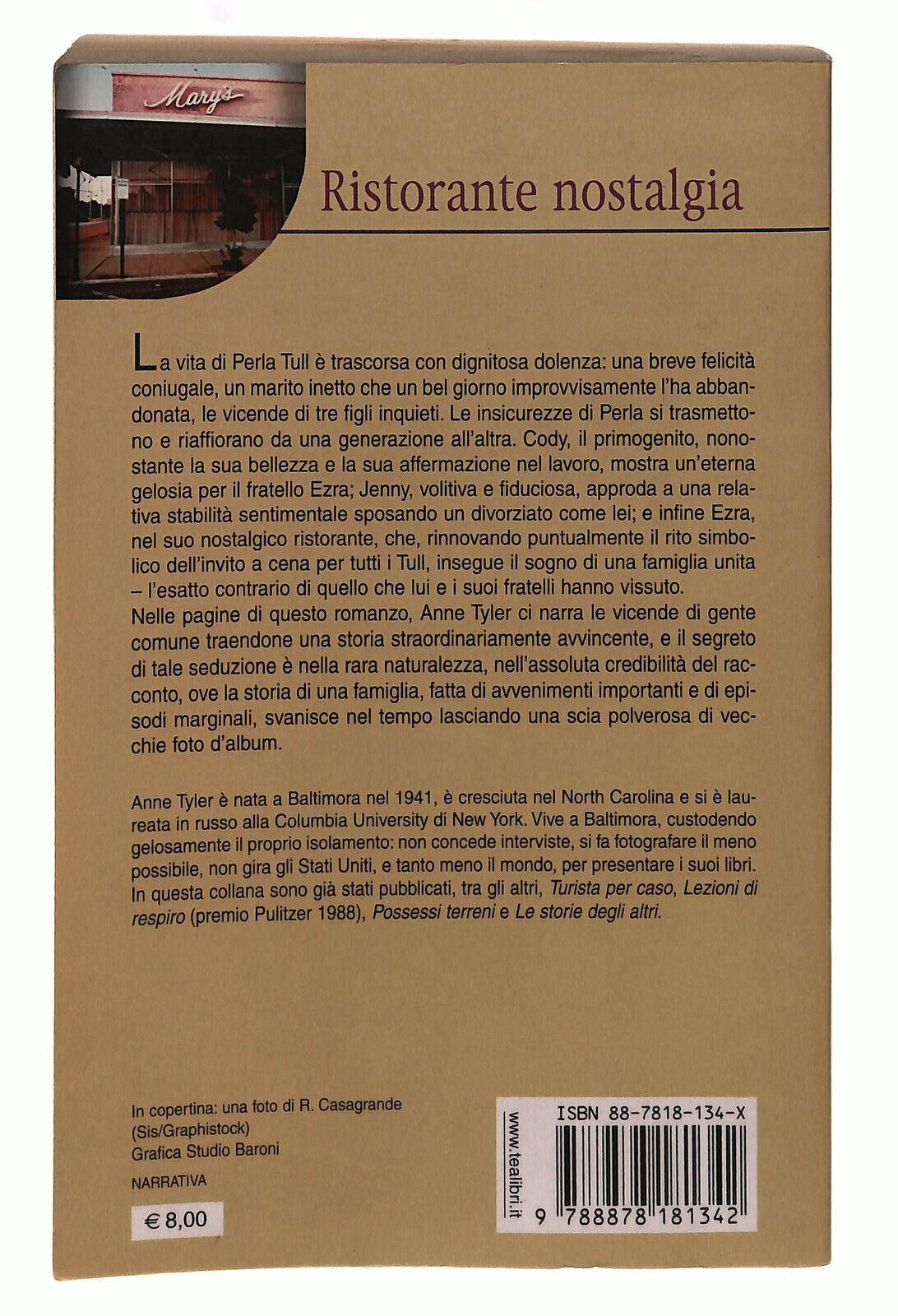 EBOND Ristorante Nostalgia Tyler Anne Tea Libro LI039212