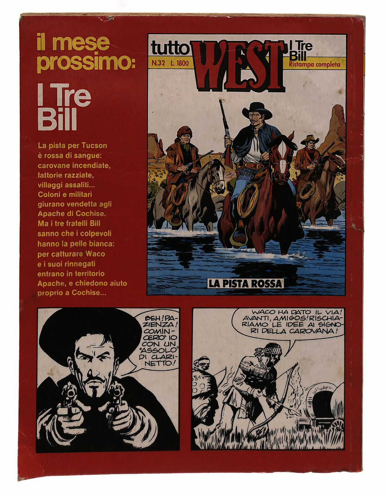 EBOND Tutto West I Tre Bill N 31 1989 Libro LI039308