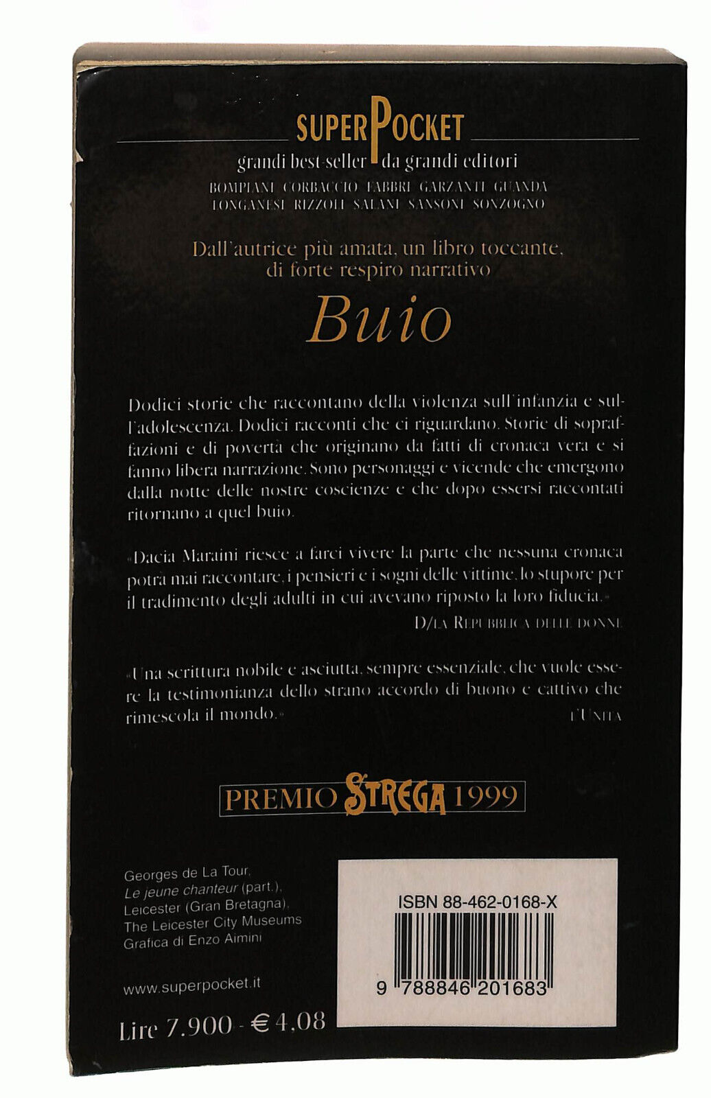 EBOND Dacia Maraini Buio Superpocket Libro LI039353