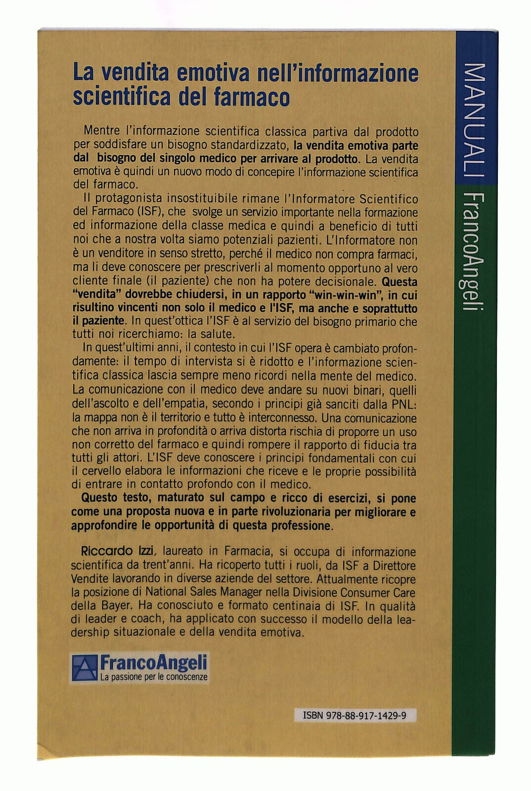 EBOND La Vendita Emotiva Scientifica Del Farmaco Izzi Francoangelilibro LI039358