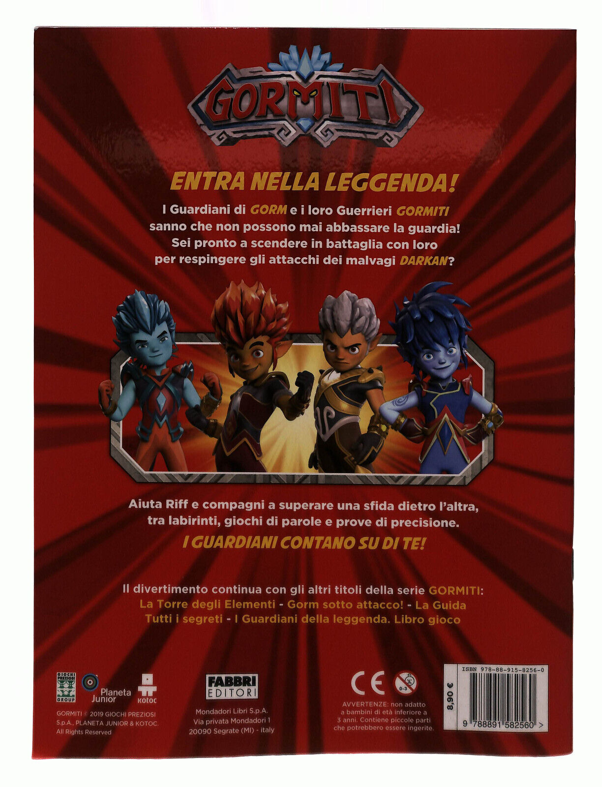 EBOND Gormiti I Darkan Colpiscono AncoraGioco Fabbri Libro LI039381