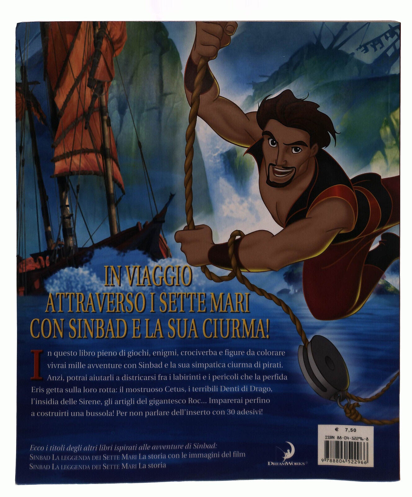 EBOND Sinbad La Leggenda Dei Sette Mari Colora Leggi Gioca Libro LI039382