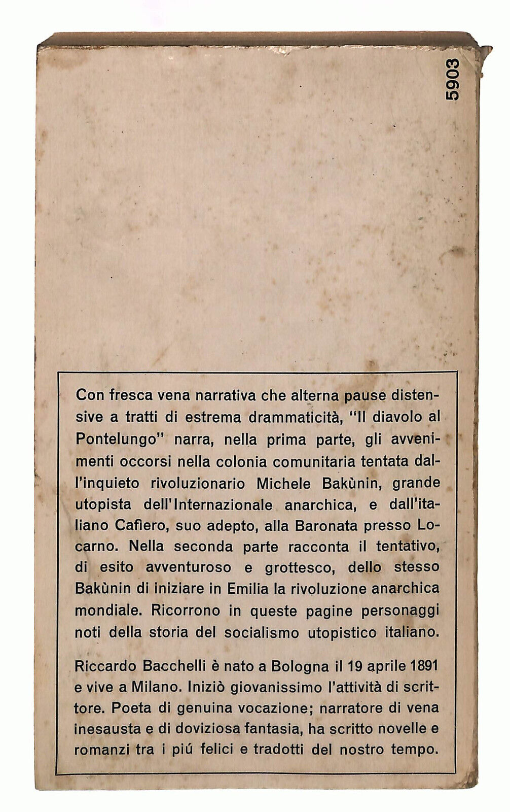 EBOND Il Diavolo Al Ponte Lungo Mondadori Bacchelli Libro LI039392