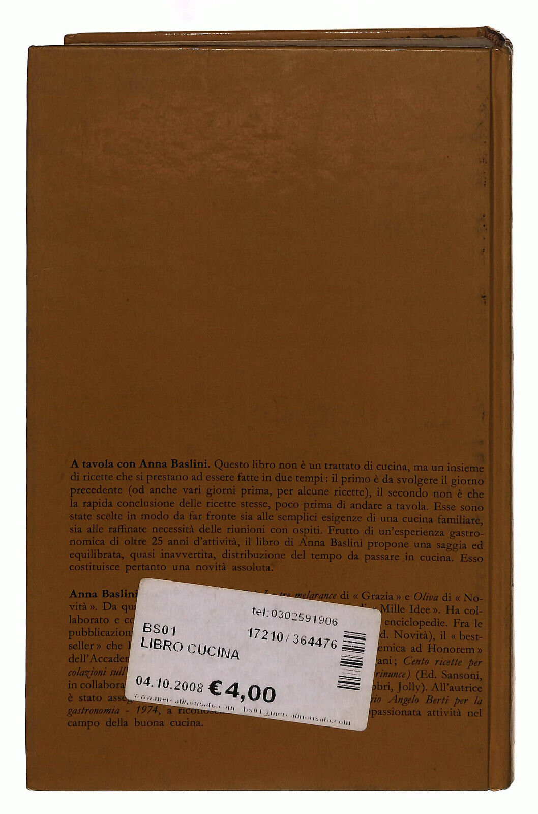 EBOND Cucinando Il Giorno Prima a Tavola Con Baslini Accademia Libro LI039438