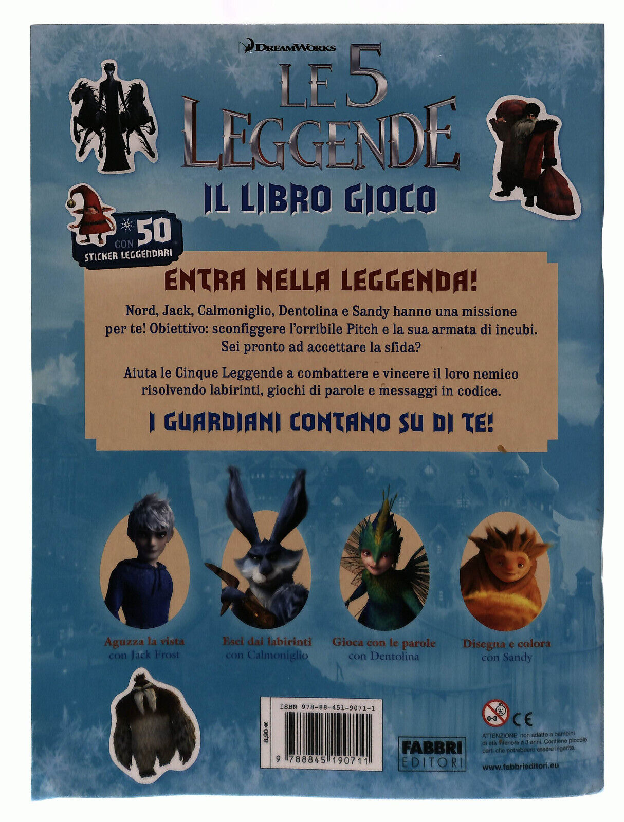 EBOND Le Cinque LegendeGioco Fabbri Libro LI039454