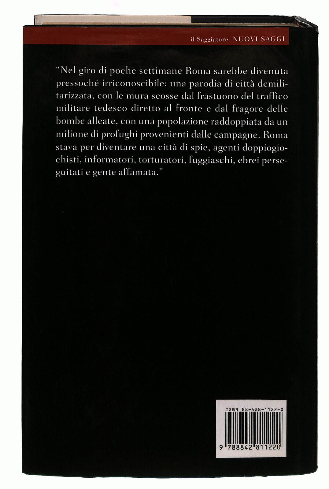 EBOND Robert Katz Roma Citta Aperta Settembre 1943 Giugno 1944 Libro LI039506