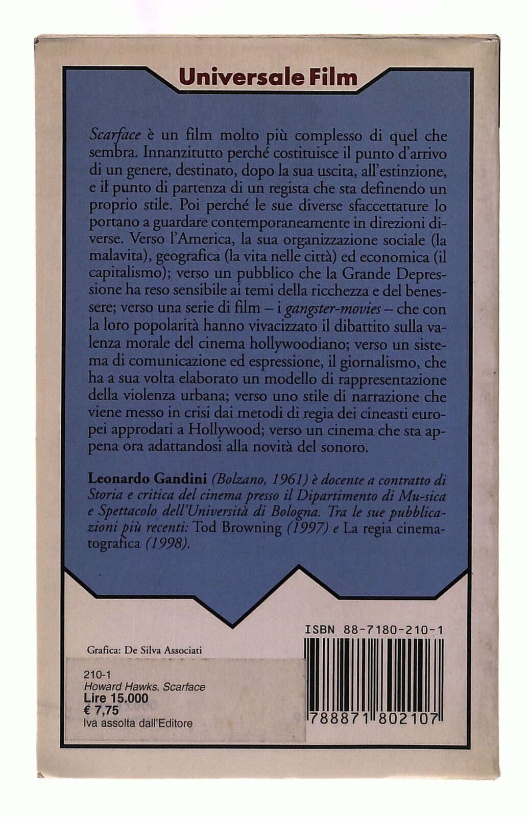 EBOND Howard Hawks. Scarface Lindau Libro LI039588