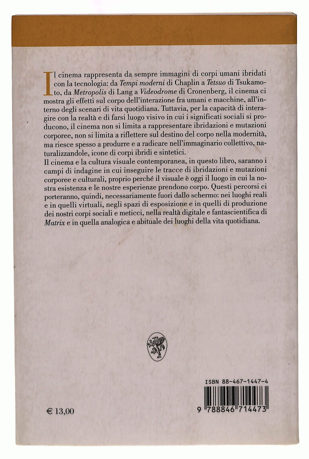 EBOND Matrix And The City. Il Corpo Ibrido Nel Cinema De Ruggieri Ets Libro LI039590