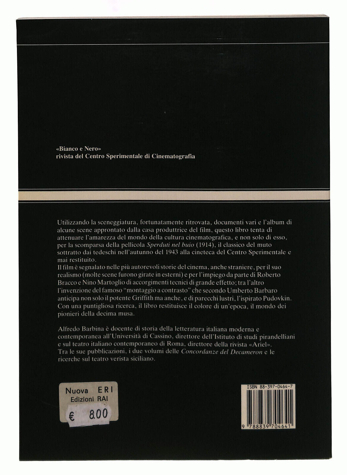 EBOND Sperduti Nel Buio B&n Barbina Eri Libro LI039631