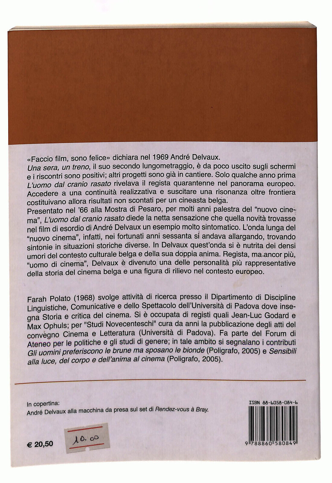 EBOND Andre Delvaux. ''faccio Film, Sono Felice'' - Polato Farah Libro LI039711