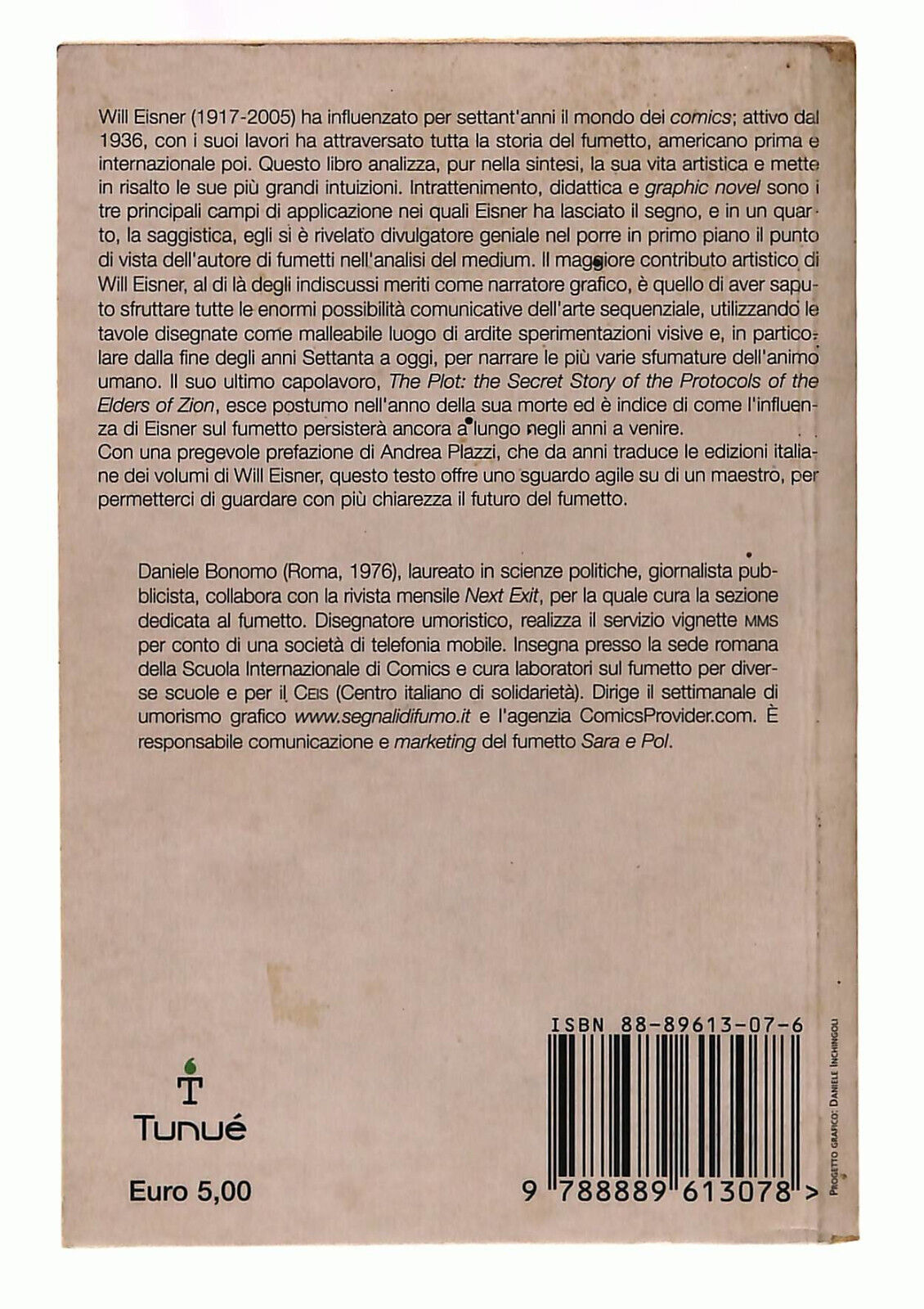 EBOND Will Eisner. Il Fumetto Come Arte Sequenziale Tunue Bonomo Libro LI039781