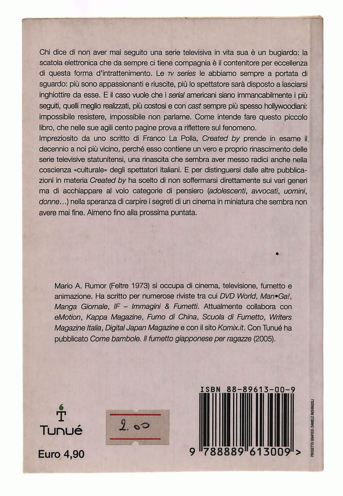 EBOND Created By. Il Nuovo Impero Delle Serie Tv Tunue Rumor Libro LI039783