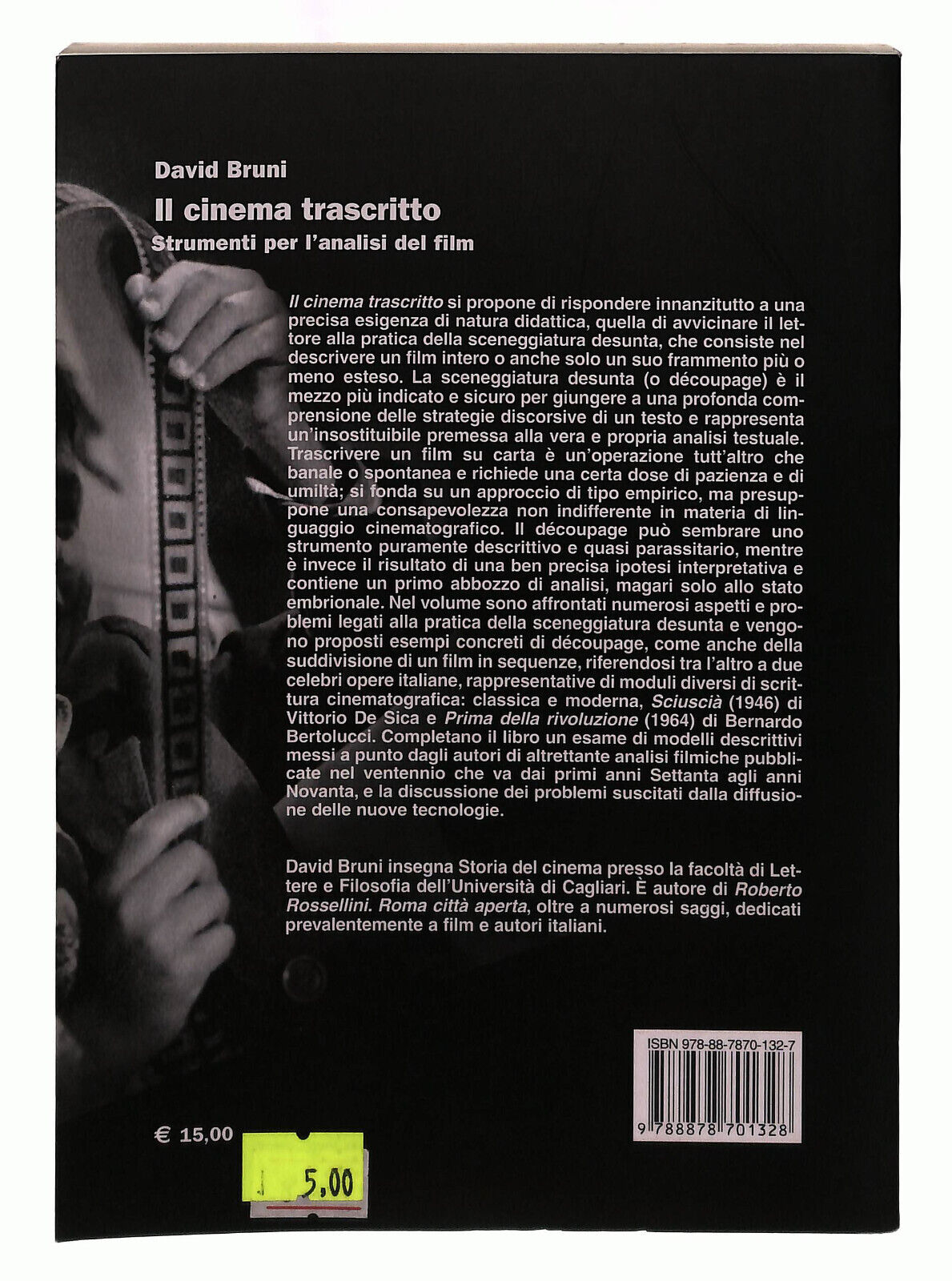 EBOND Il Cinema Trascritto Bruni Bulzoni Libro LI039962