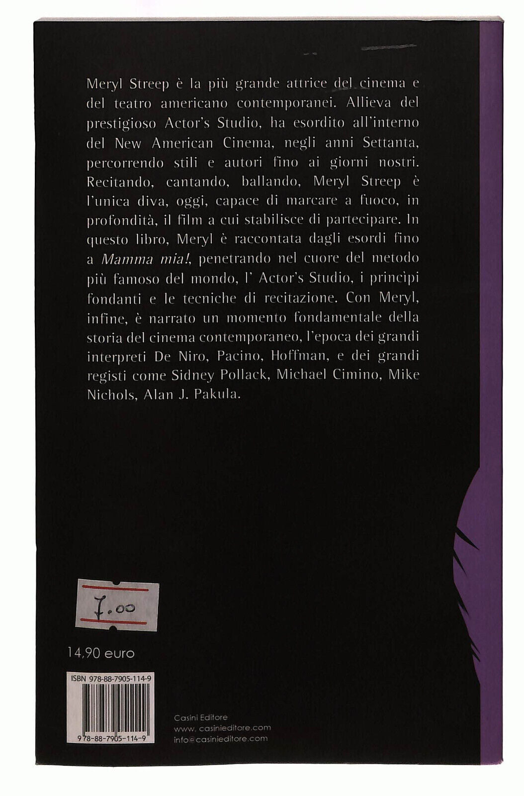 EBOND Meryl Streep. La Passione Del Metodo Casini Antonelli Libri Libro LI039982