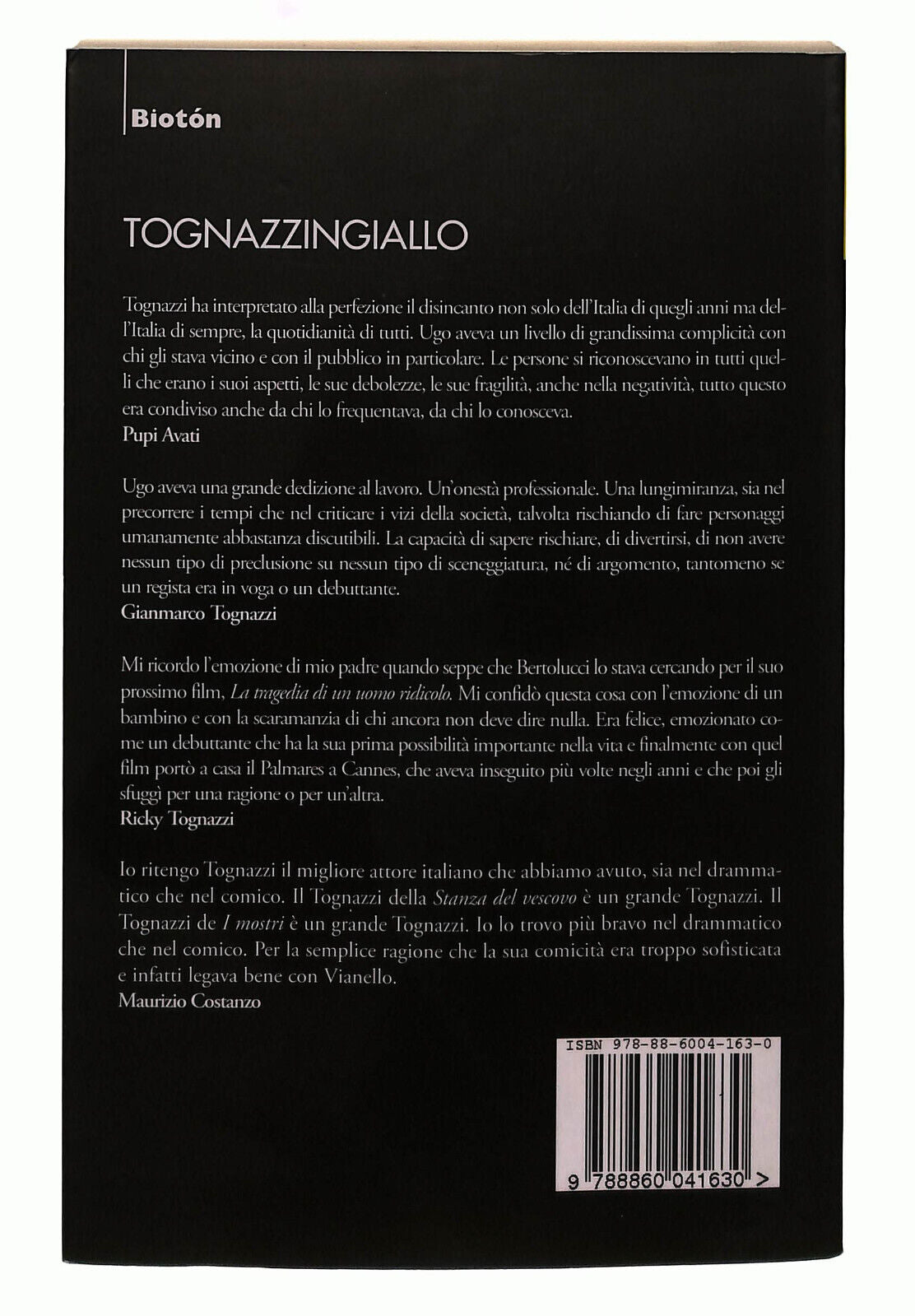 EBOND Tognazzi In Giallo Perrone Pergolari Silvestrini Libri Libro LI039996