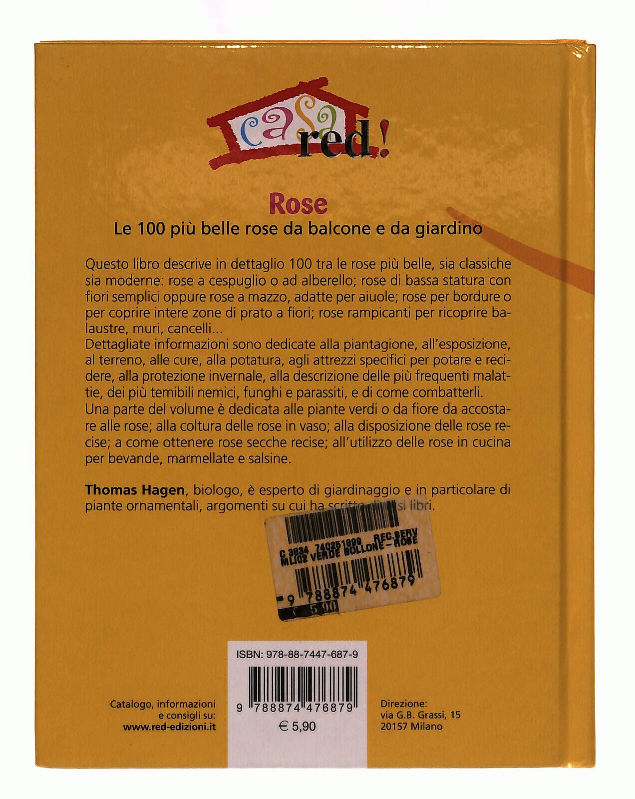 EBOND Casa Red Rose Hagen Libro LI040072
