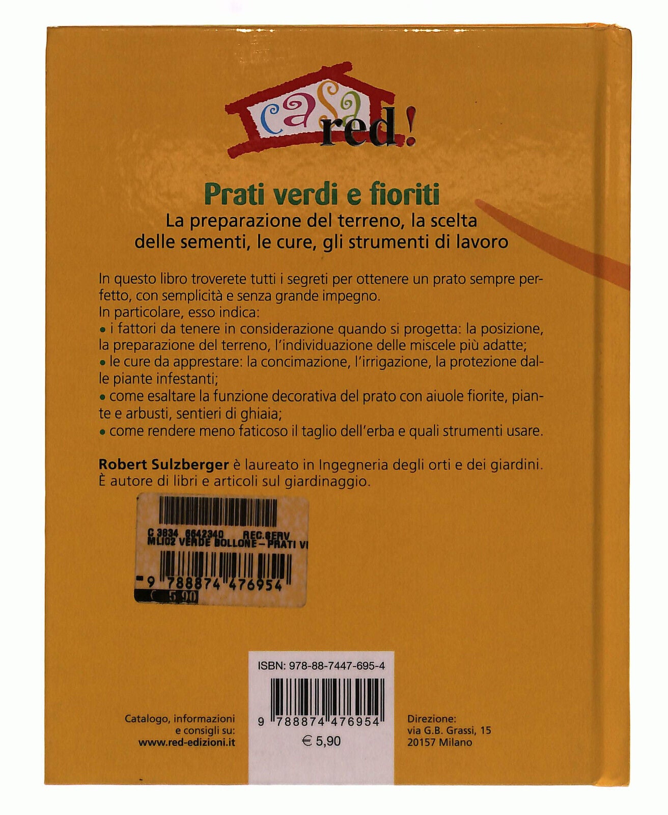 EBOND Casa Red Prati Verdi e Fioriti Sulzberger Libro LI040073