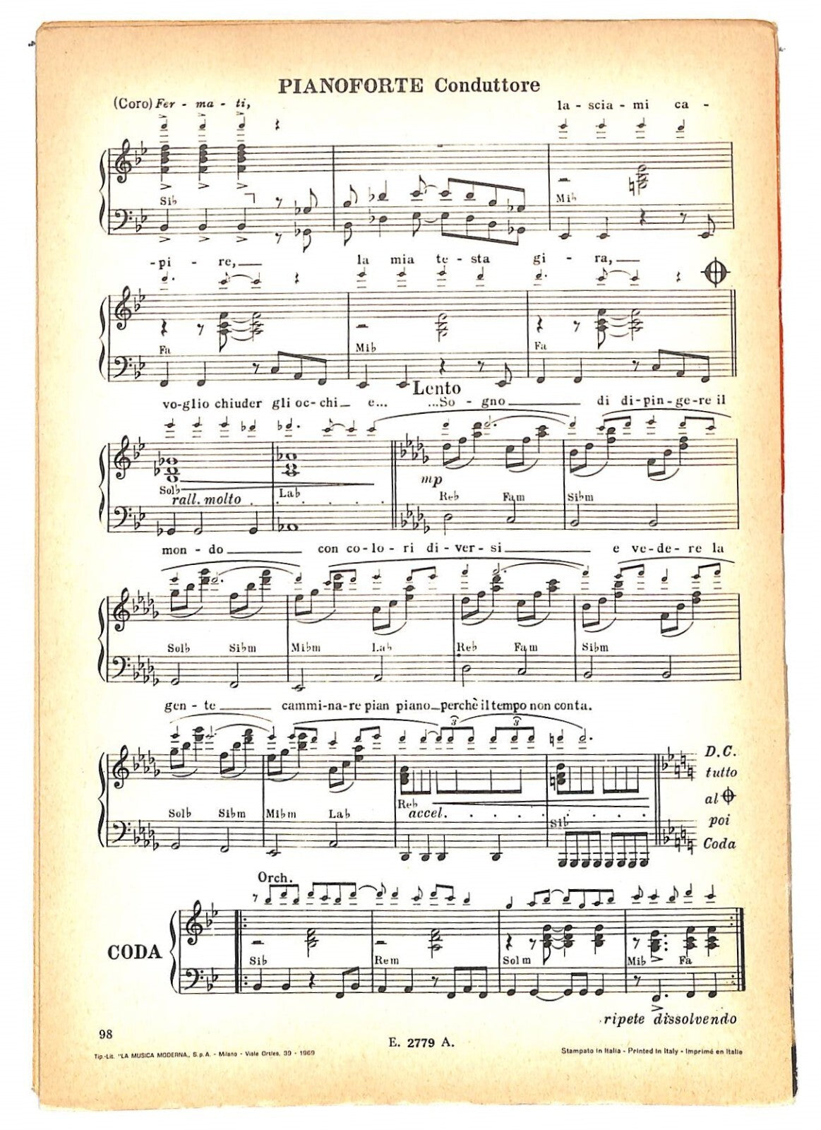 EBOND Spartiti Musicali - Che Vita Pazza - Ancora Una Notte Libro LI040256