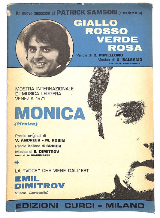 EBOND Spartiti Musicali - Giallo Rosso Verde Rosa - Monica Libro LI040258