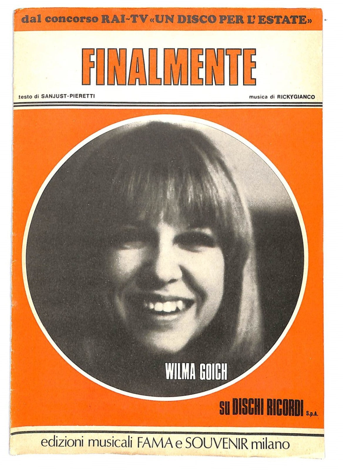 EBOND Spartiti Musicali - Wilma Goich - Finalmente Libro LI040259