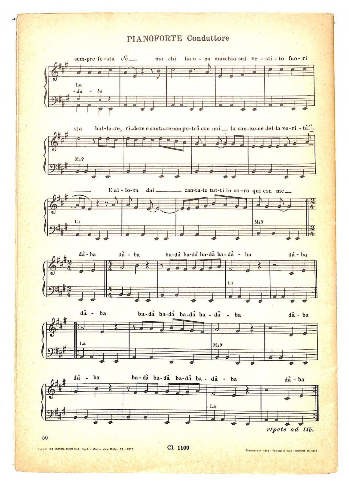 EBOND Spartiti Musicali - Adriano Celentano L'unica Chance Libro LI040271