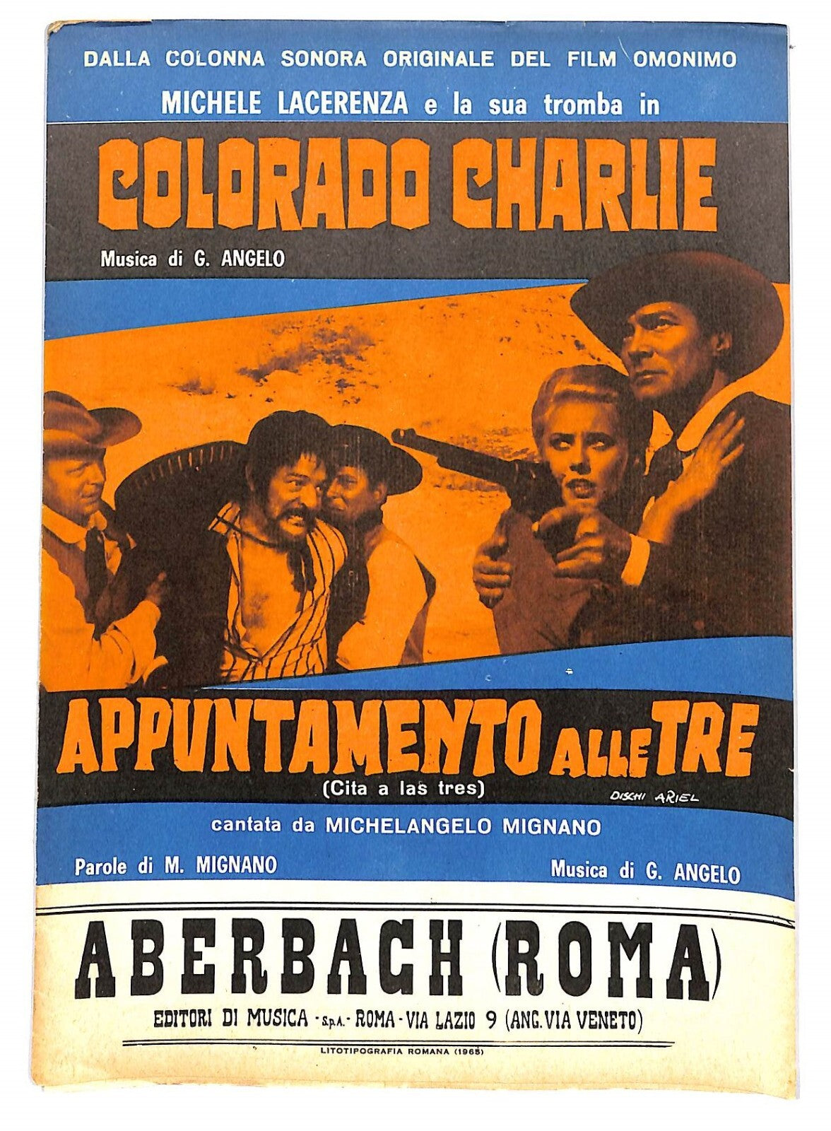 EBOND Spartiti Musicali Colorado Charlie - Appuntamento Alle Tre Libro LI040280
