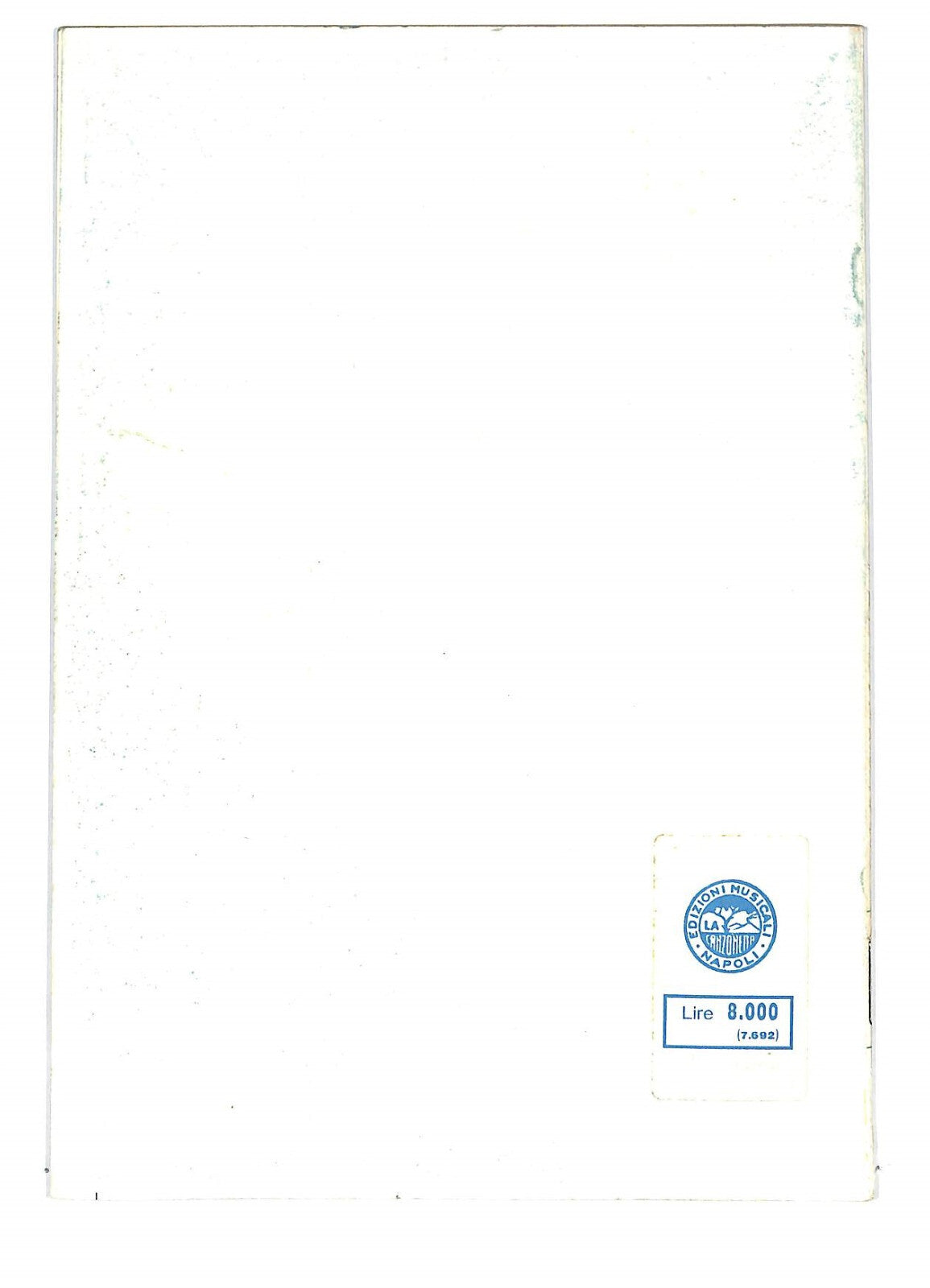 EBOND Spartiti Canzoni Amate Cantate Macchiette Pisano Cioffi Libro LI040320