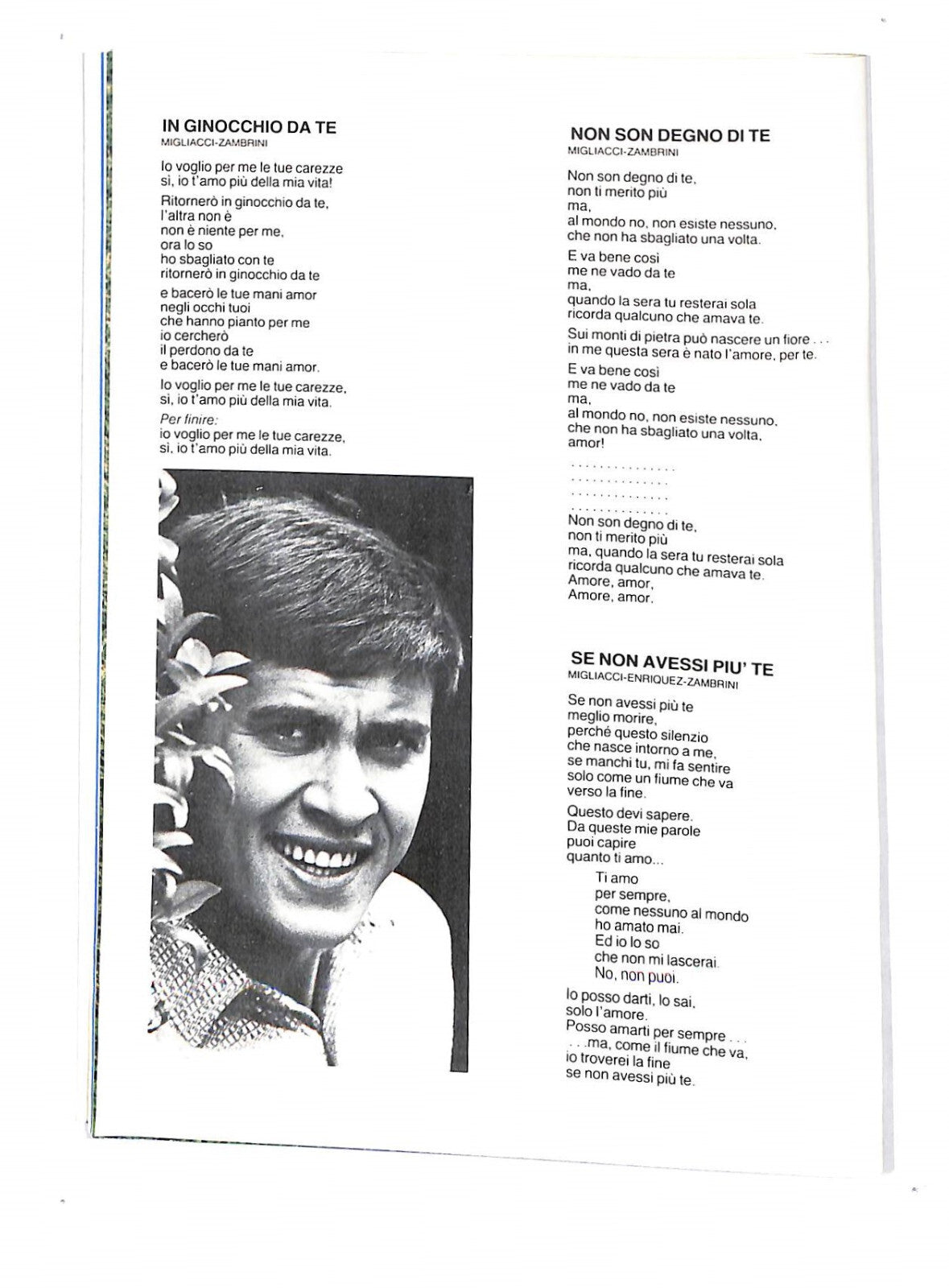EBOND Gianni Morandi - Testi Canzoni Libro LI040331
