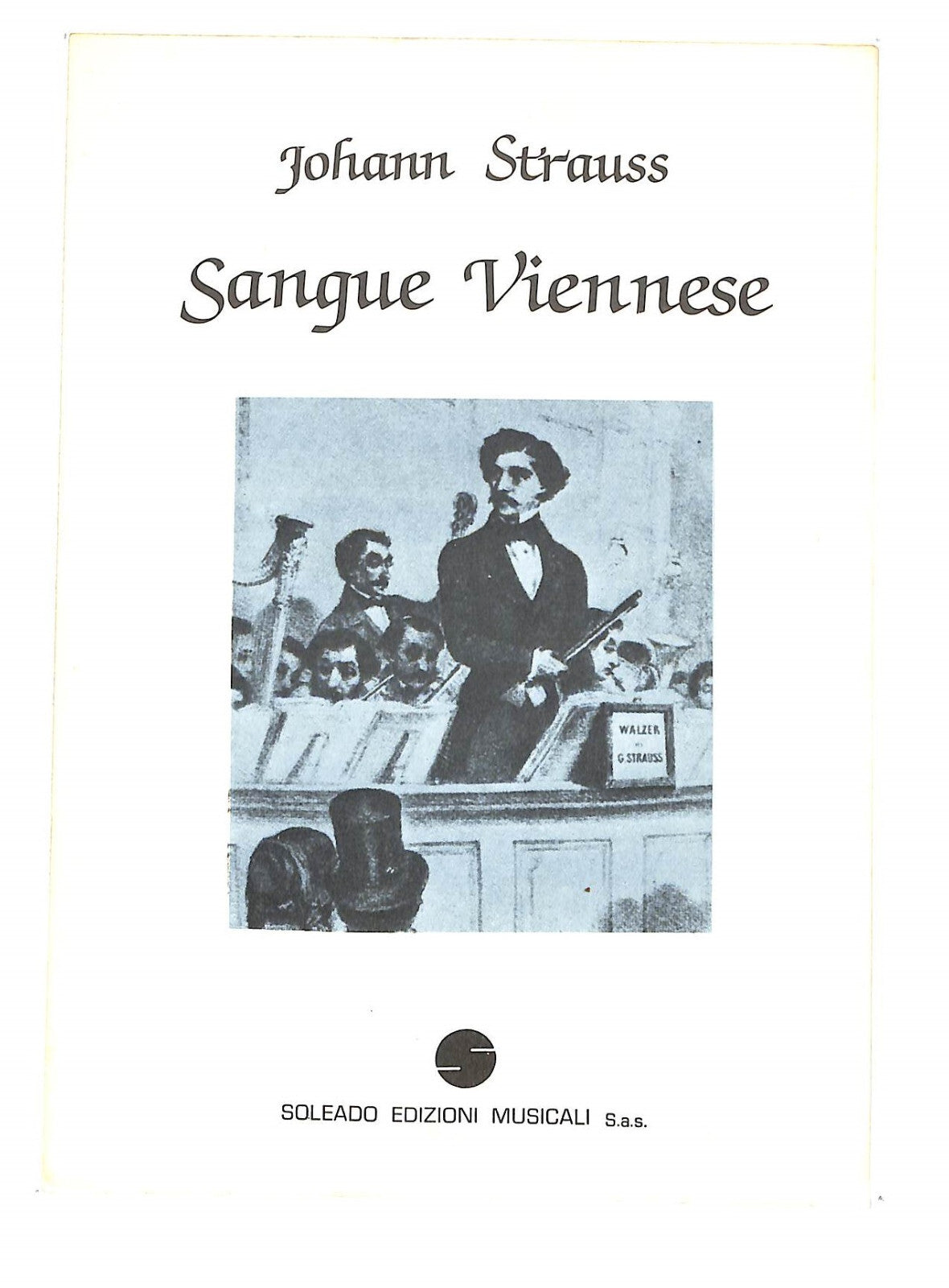 EBOND Spartiti - Johann Strauss Sangue Viennese Libro LI040383