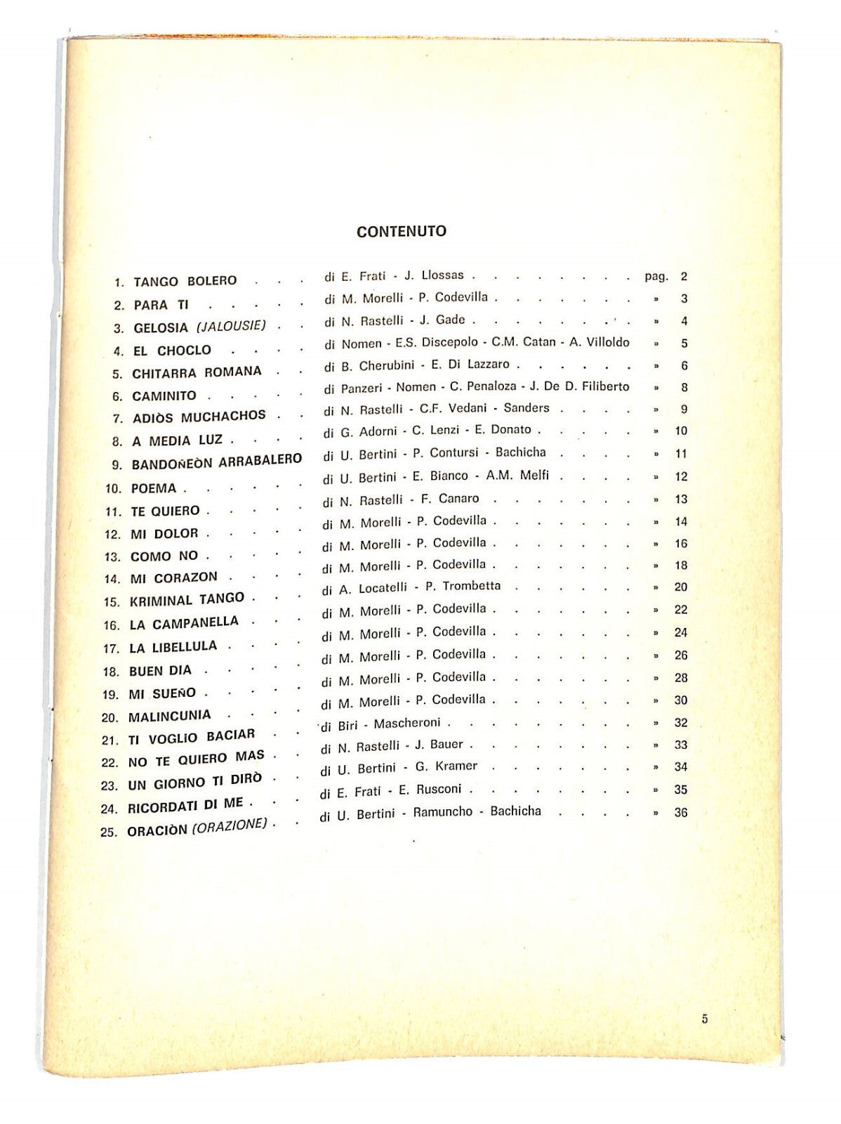 EBOND Spartiti - Super Tanghi Libro LI040388