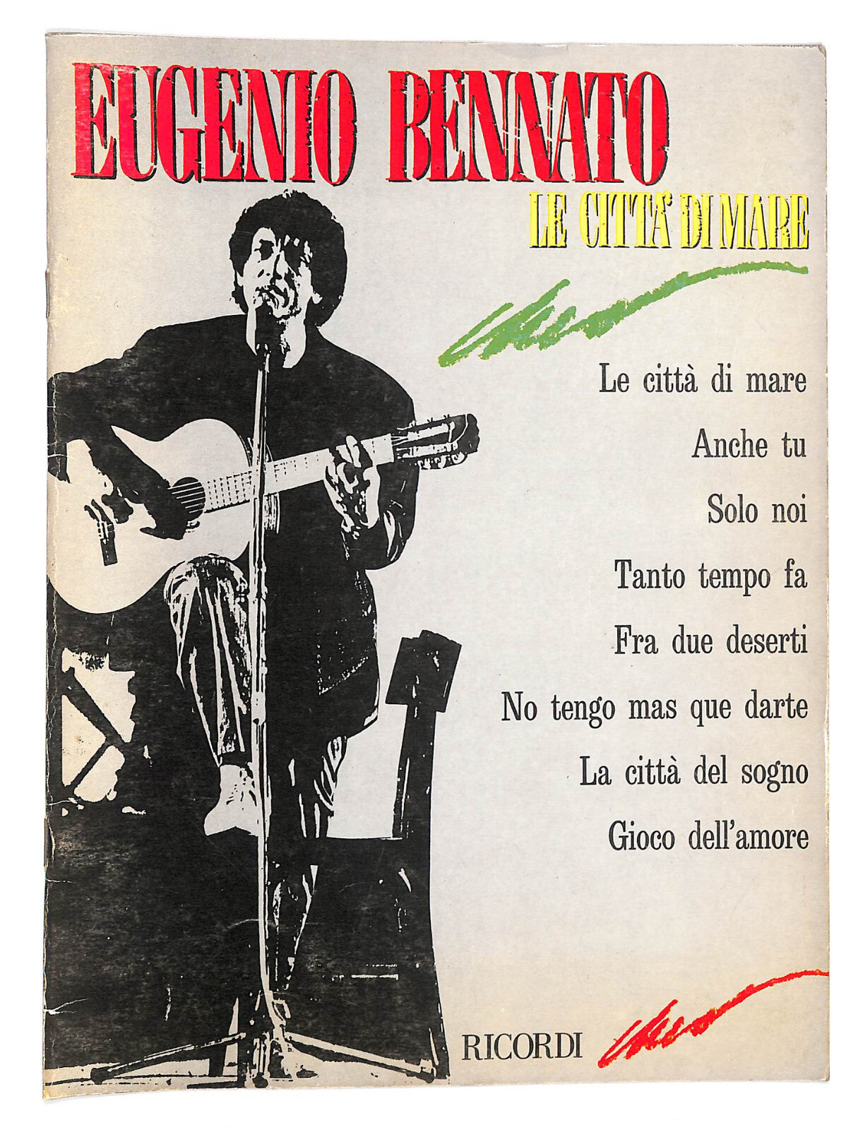 EBOND Spartiti - Eugenio Bennato Le Citta Di Mare Libro LI040483