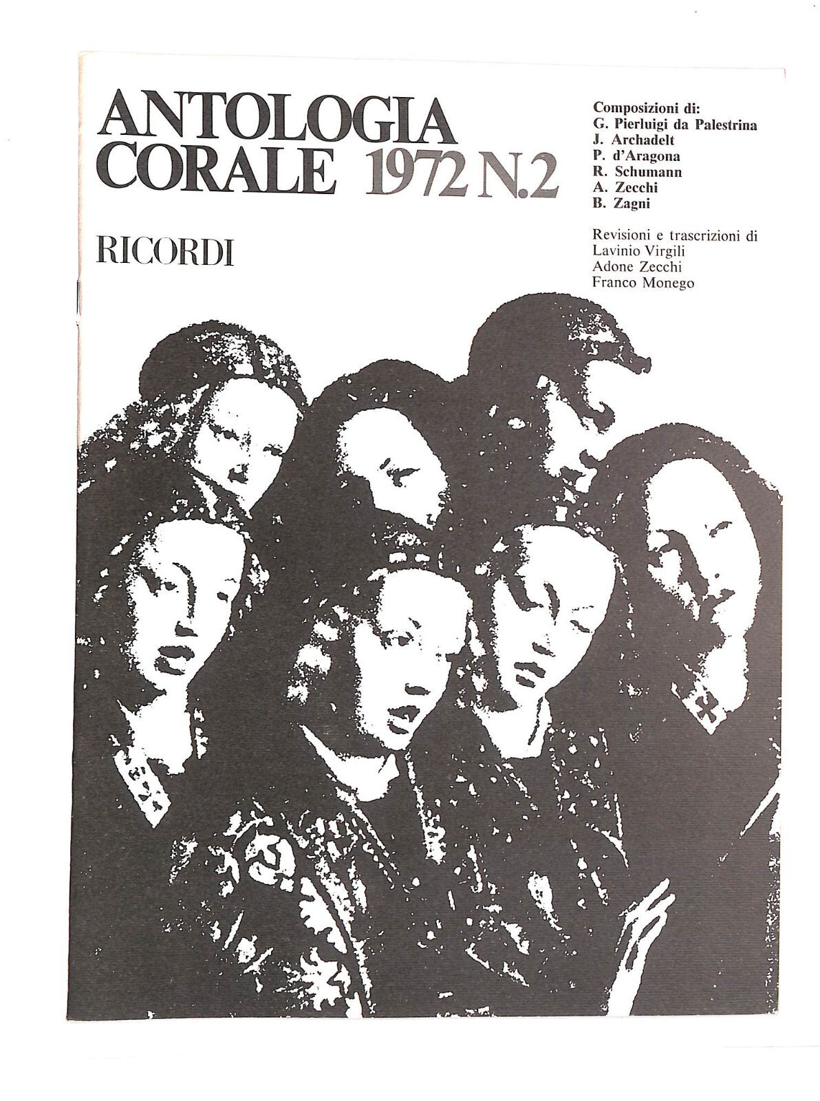 EBOND Spartiti - Antologia Corale 1972 N.2 Libro LI040533