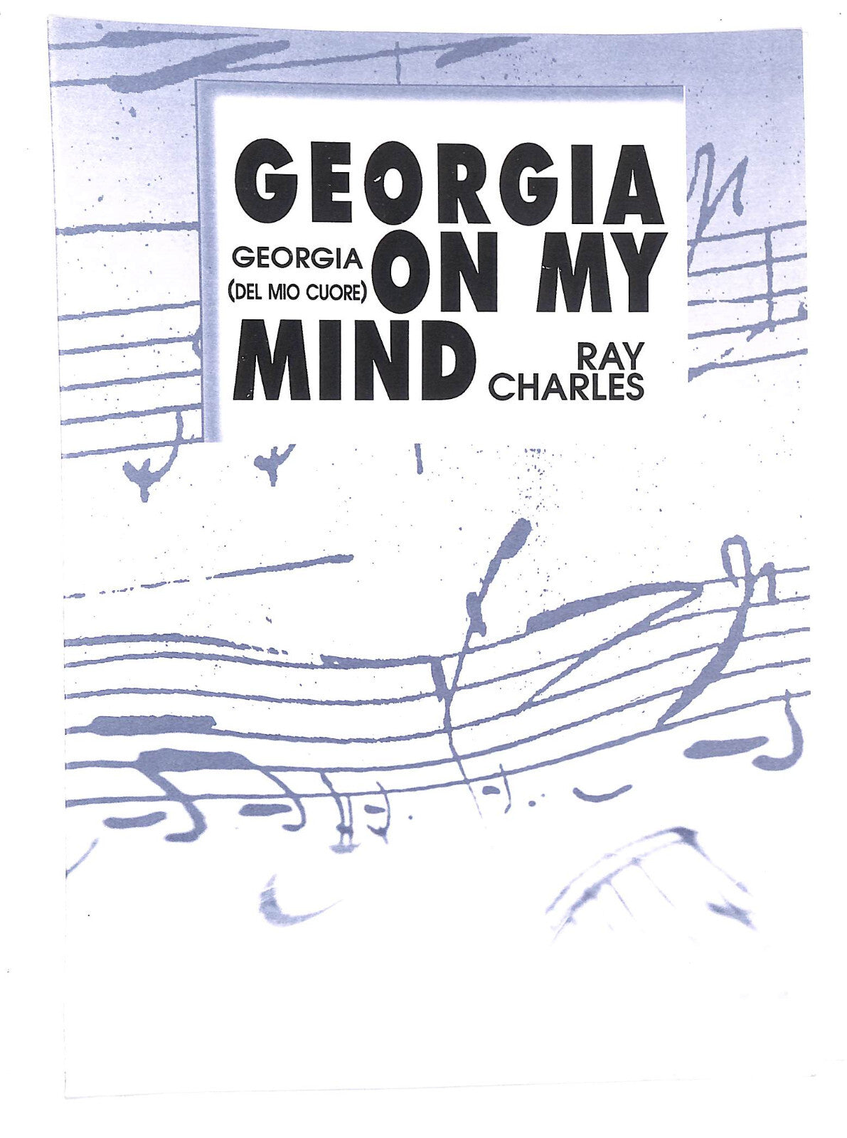EBOND Spartiti - Ray Charles Georgia On My Mind Libro LI040538
