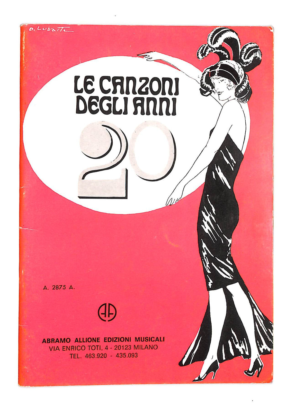 EBOND Spartiti -le Canzoni Degli Anni 20 Libro LI040540