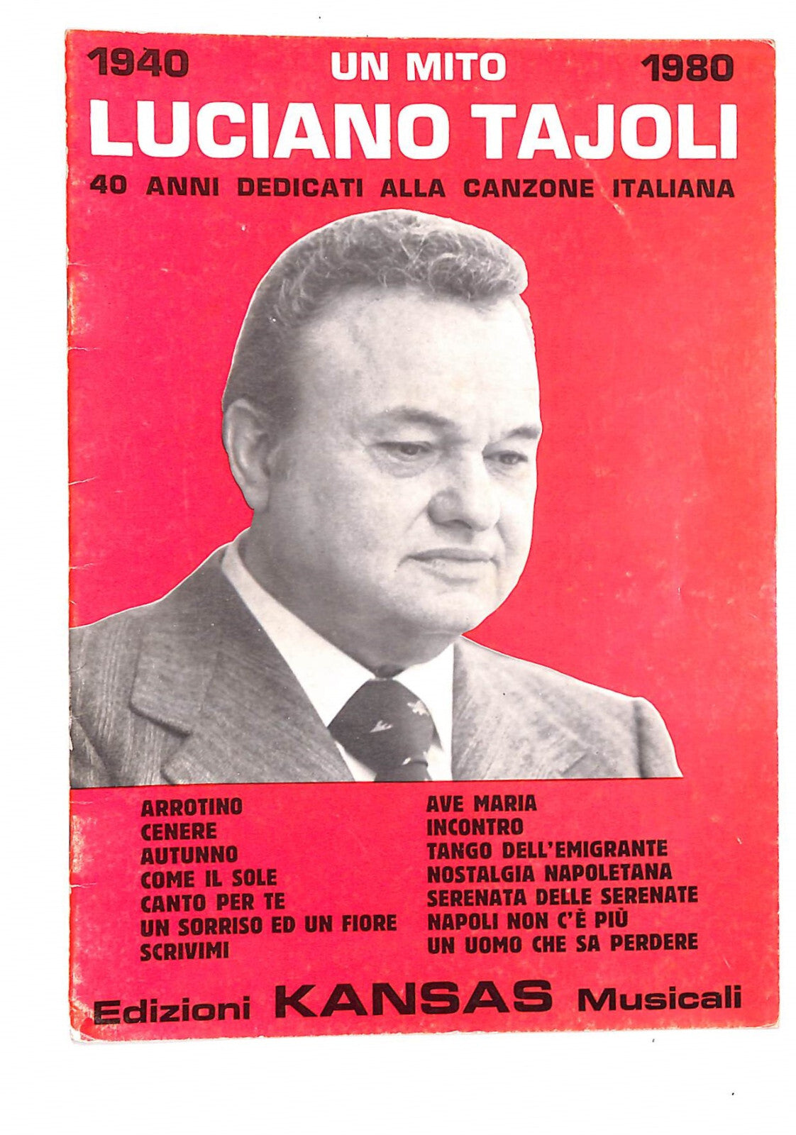 EBOND Spartiti - Un Mito Luciano Tajoli 1940-1980 Libro LI040544