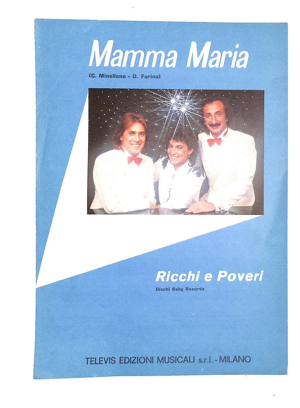 EBOND Spartiti - Ricchi e Poveri - Mamma Maria Libro LI040547