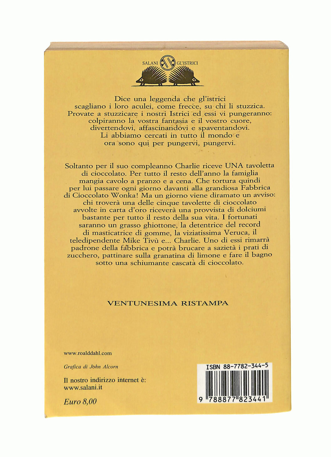 EBOND La Fabbrica Di Cioccolato Roald Dahl Salani Libro LI040612