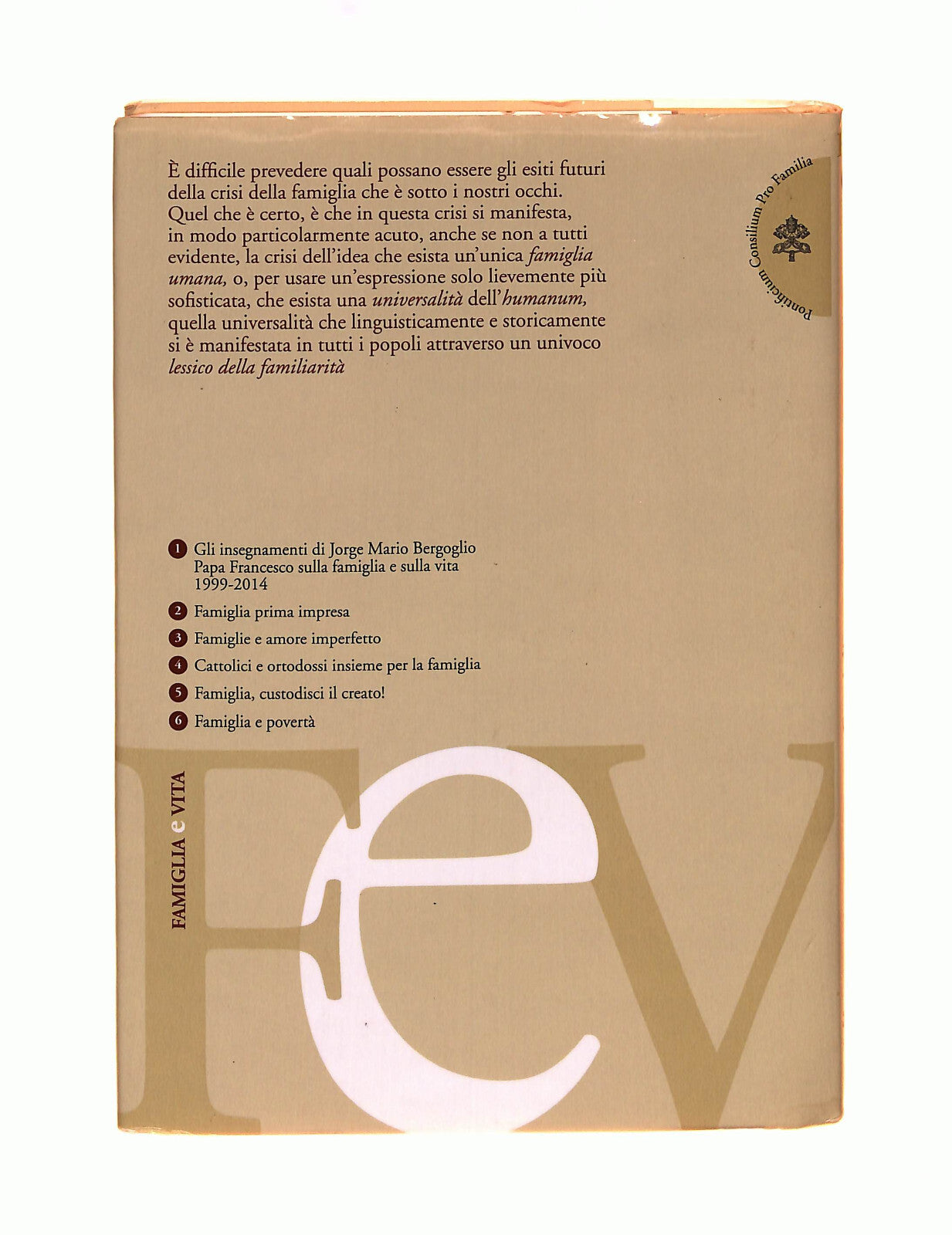 EBOND Famiglia Prima Impresa Libreria Editrice Vaticana Libro LI040684