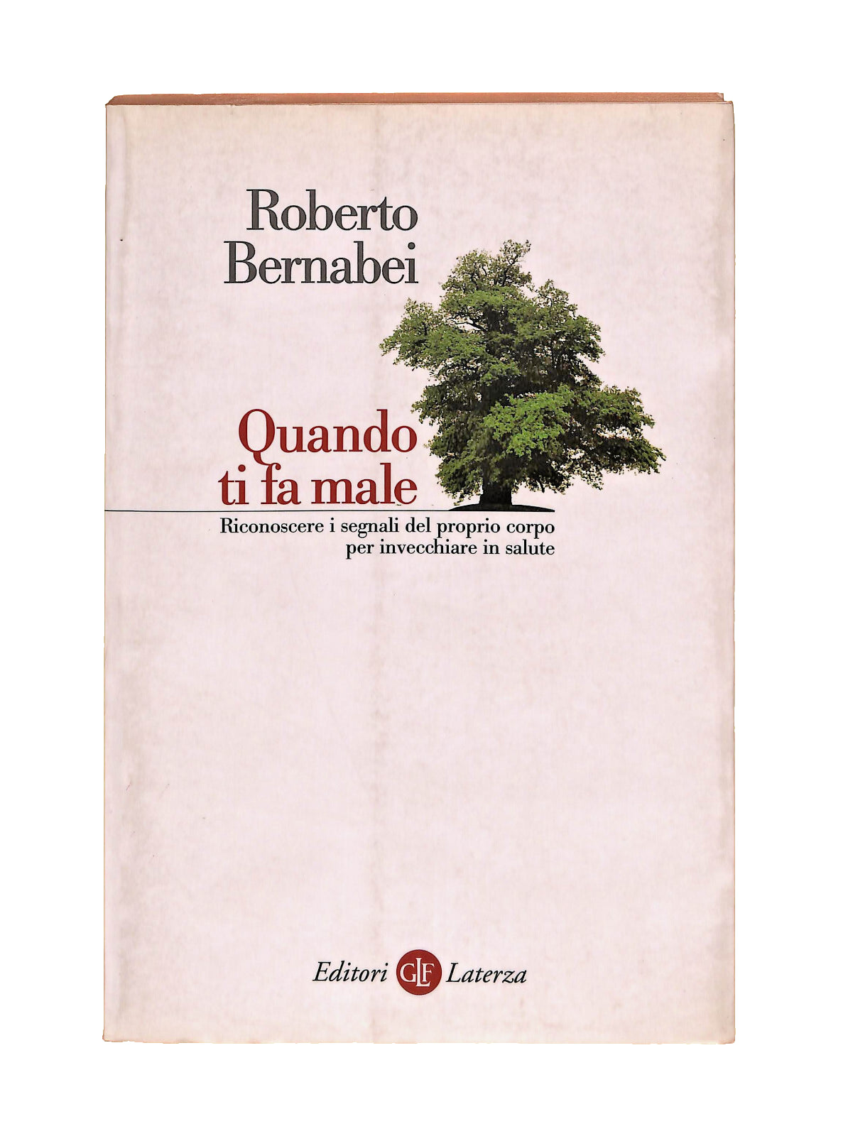 EBOND Quando Ti Fa Male Roberto Bernabei Laterza Libro LI040687