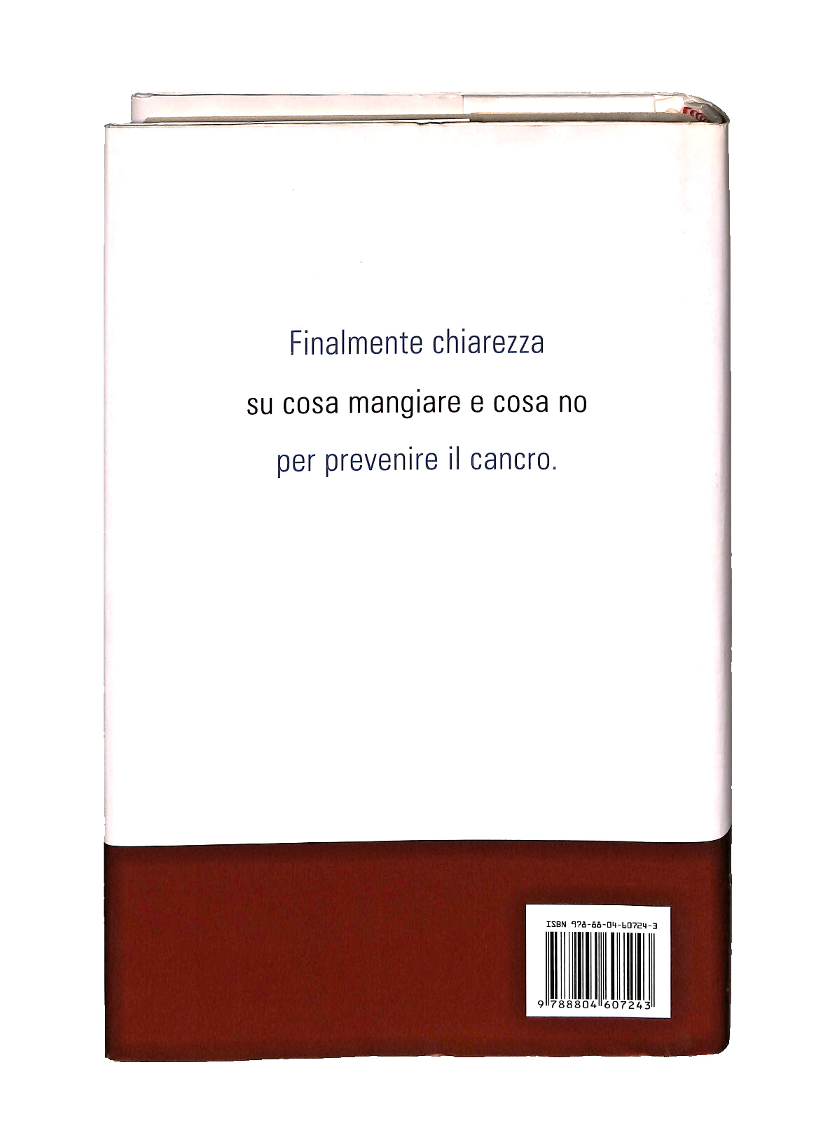 EBOND La Vera Dieta Anticancro David Khayat Mondadori Libro LI040704