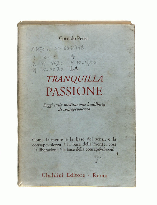 EBOND La Tranquilla Passione Corrado Pensa Astrolabio Ubaldini Libro LI040881