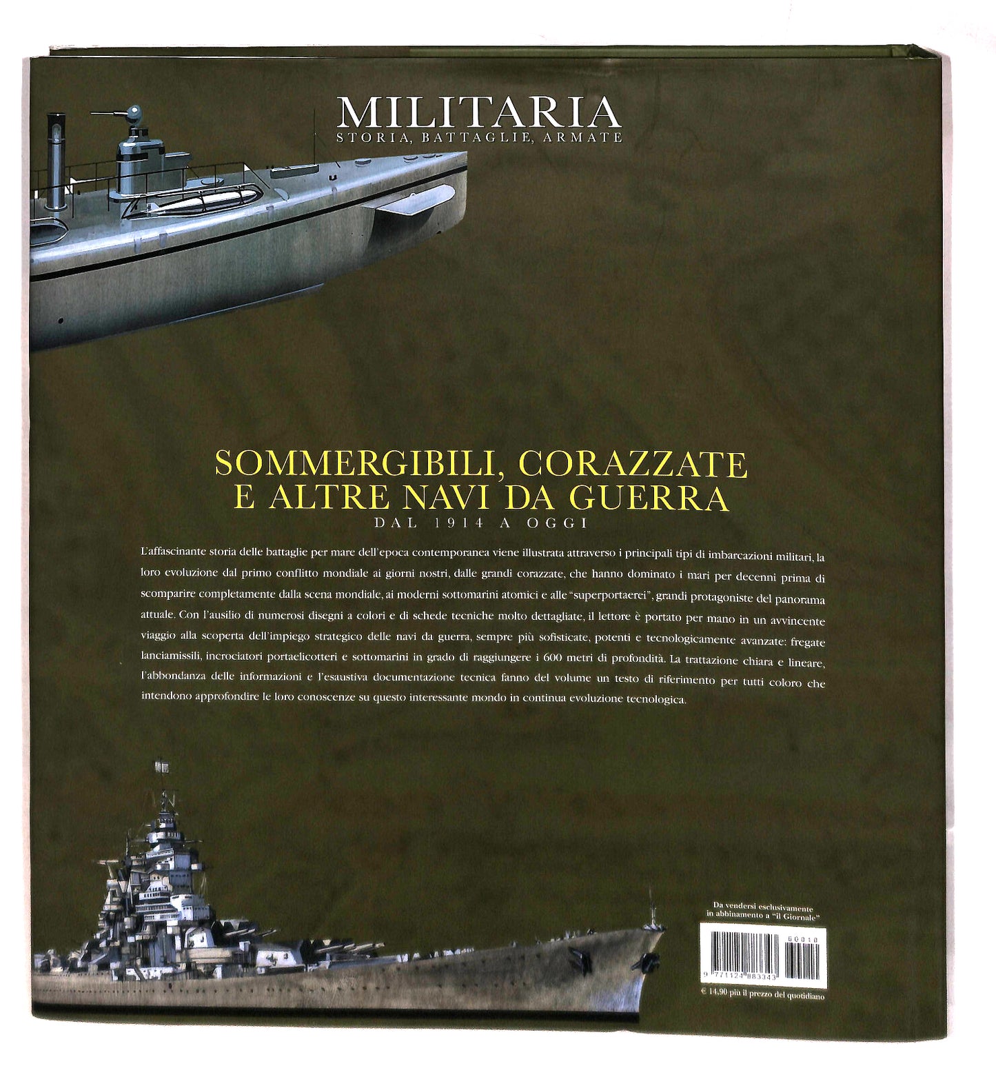EBOND Sommergibili, Corazzate e Altre Navi Da Guerra Militaria Libro LI040886