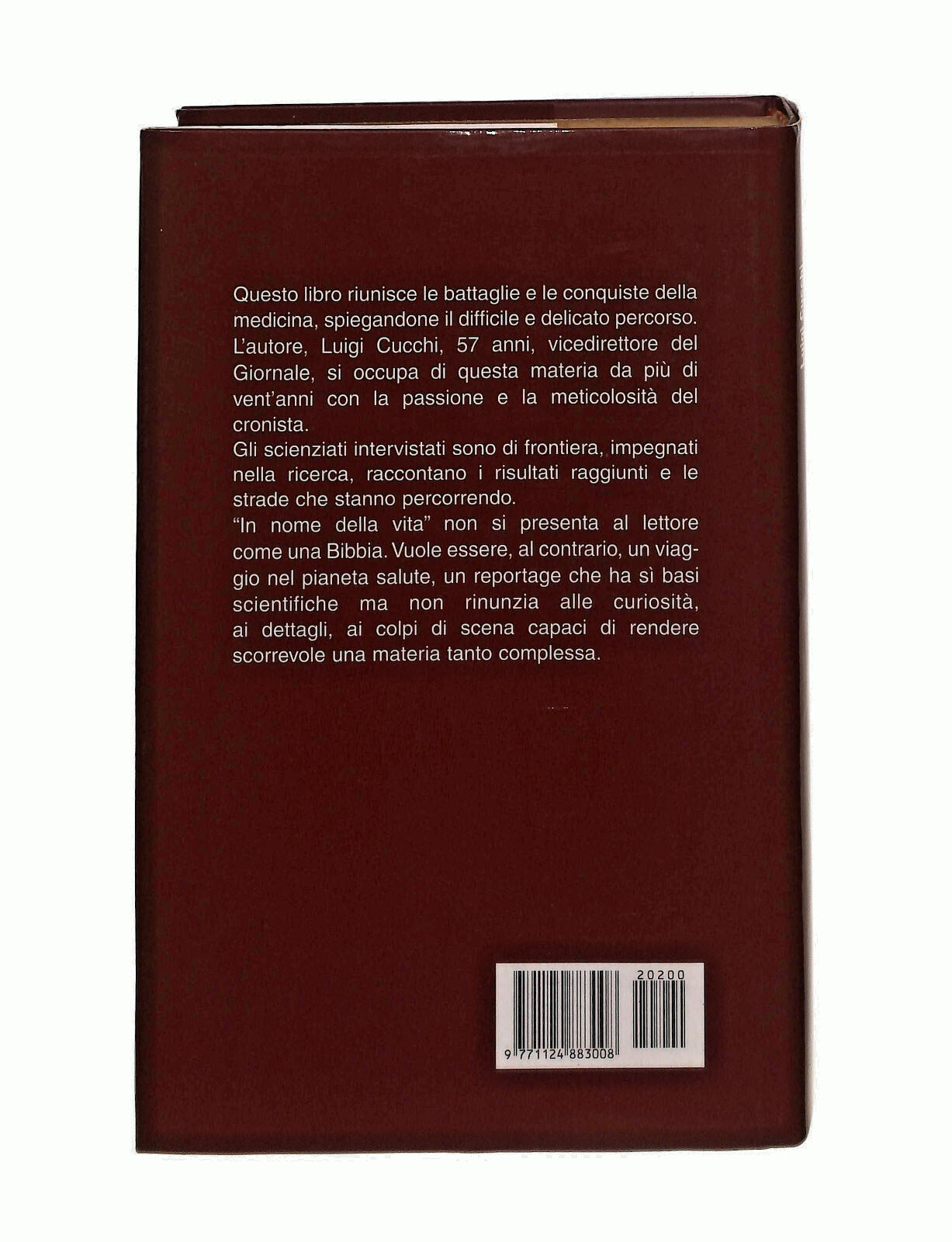 EBOND In Nome Della Vita Luigi Cucchi Il Giornale Libro LI040904